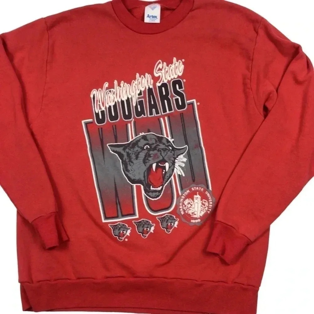 90s Washington State Cougars Vintage crewneck​